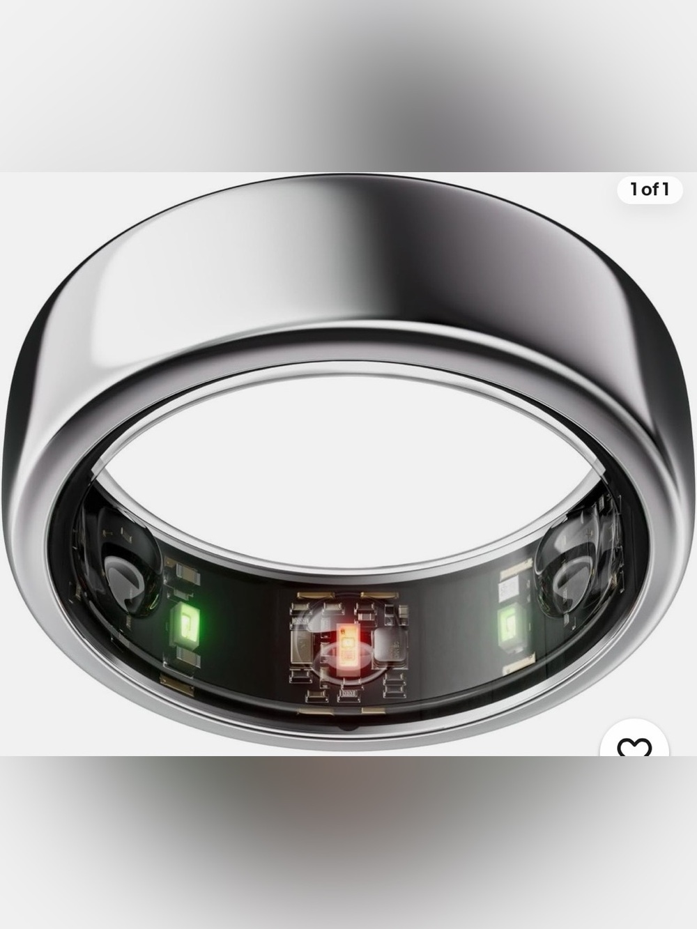 Oura Ring Gen 3 Silver Size 6